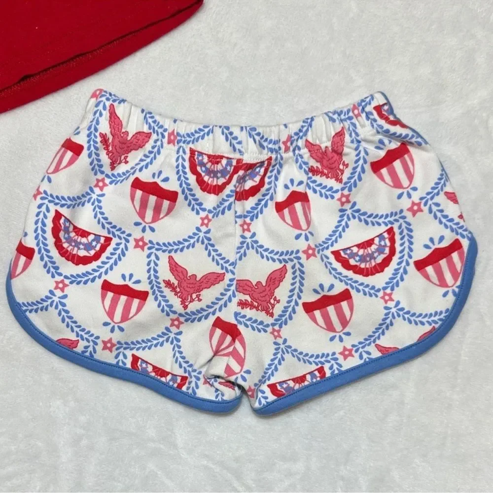 NWOT/EUC The Beaufort Bonnet Co./Blue Rooster nautical patriotic sets 12/18m